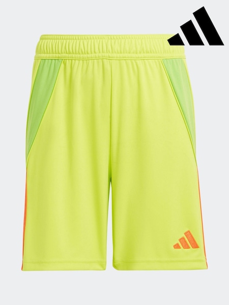 adidas Lime Green Tiro 24 Shorts Kids (N39810) | £13