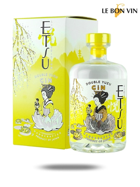 Le Bon Vin Etsu Double Yuzu Handcrafted Japanese Boxed Gin (N40930) | £74