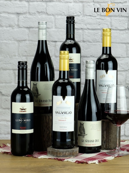 Le Bon Vin Easy Drinking Reds Mixed Wine Case (N40957) | £71