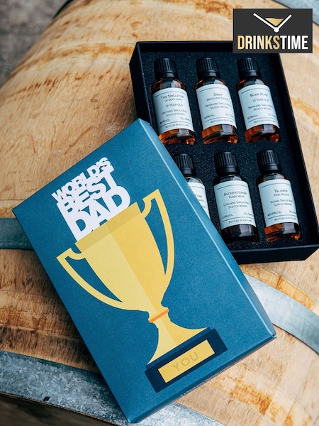 DrinksTime World's Best Dad Whisky Gift Pack 6x3cl (N41024) | £39