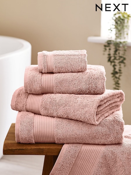 Pink Peachy Egyptian Cotton Towel (N41050) | £6 - £26