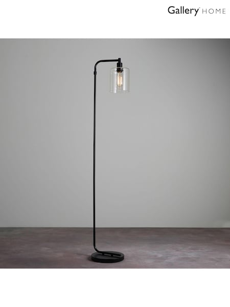 Gallery Home Black Boldo Floor Lamp (N41387) | £148