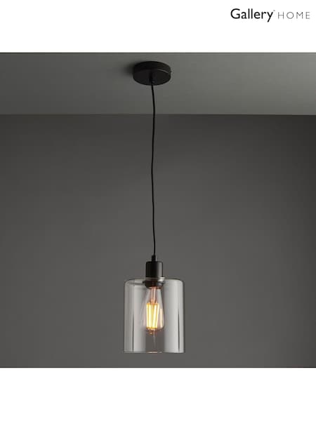 Gallery Home Black Boldo 1 Bulb Pendant Ceiling Light (N41405) | £93