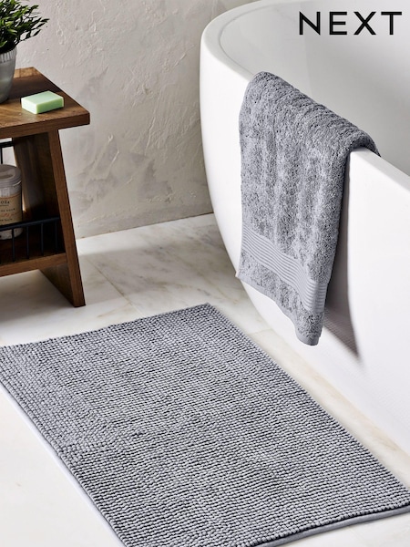 Light Dove Bobble Bath Mat (N41767) | £10