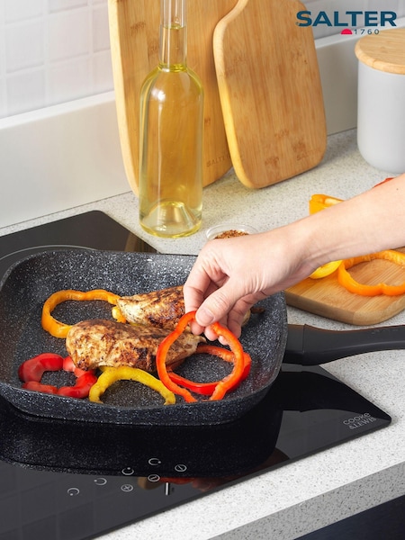 Salter Megastone Griddle Grill Pan 28cm (N42113) | £30