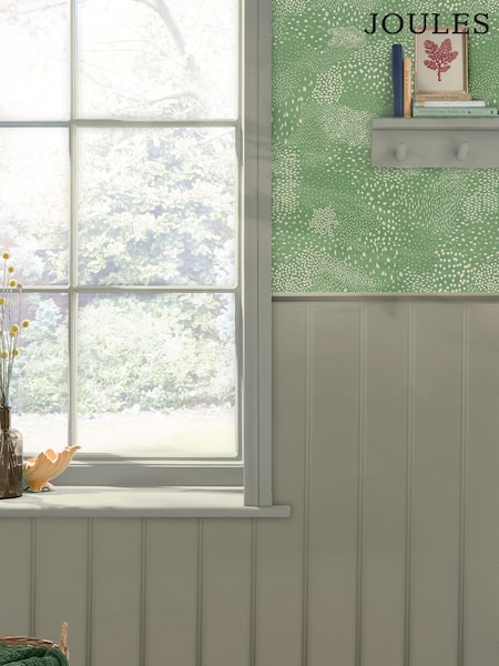 Joules Green Mono Farm 10M Wallpaper (N43573) | £48