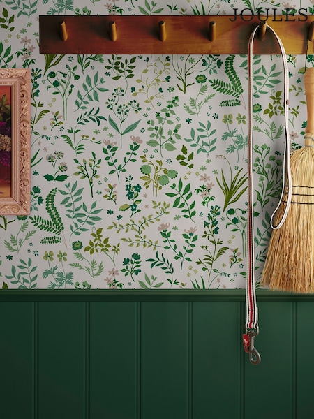Joules Cream Holcombe Floral 10M Wallpaper (N43582) | £48