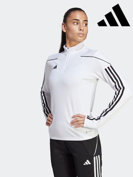 adidas White/Black Performance Tiro 23 League Training Top (N43720) | £40