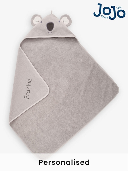 JoJo Maman Bébé Personalised Koala Hooded Towel (N44060) | £25.50