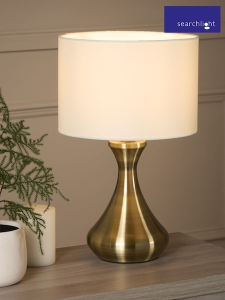 Searchlight Antique Brass Lucerne Touch Table Lamp (N44136) | £33