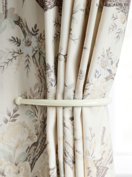 Laura Ashley Cream Set of Two Ball End Swing Holdbacks (N44429) | £20