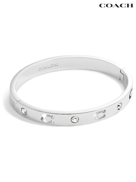 COACH Signature Stone Bangle Bracelet (N44540) | £95