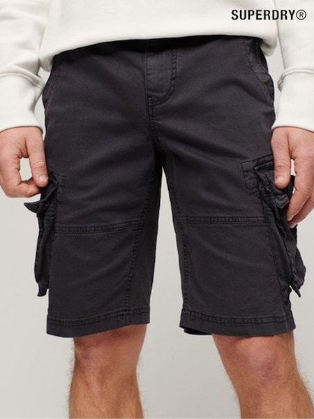 Superdry Black Core Cargo Relaxed Fit Shorts (N46663) | £50