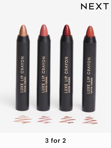 Set of 4 Luxe Lip Crayons (N46867) | £12