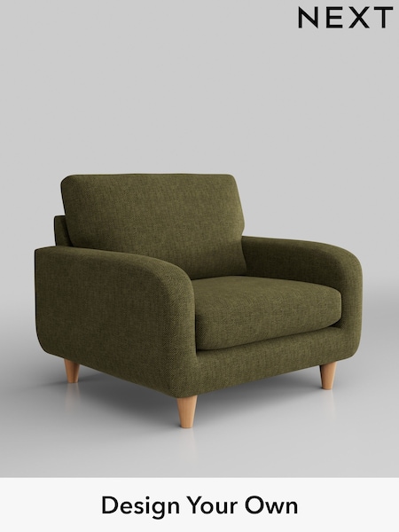 Luxe Chenille Weave/Dark Moss Green Camden (N47628) | £750