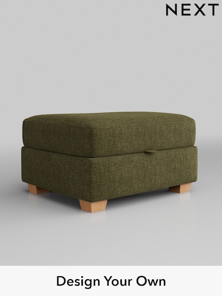 Luxe Chenille Weave/Dark Moss Green Heath Highback (N47633) | £525