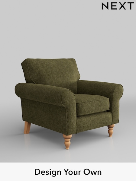 Luxe Chenille Weave/Dark Moss Green Mallory (N47641) | £725