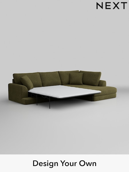 Luxe Chenille Weave/Dark Moss Green Parker (N47646) | £2,699