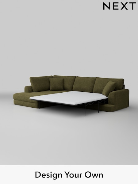 Luxe Chenille Weave/Dark Moss Green Parker (N47646) | £2,699