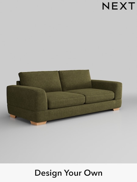 Luxe Chenille Weave/Dark Moss Green Clayton (N47665) | £1,425