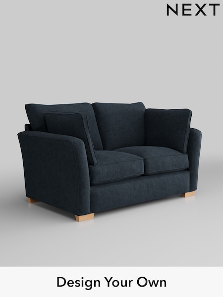 Luxe Chenille Weave/Navy Blue Heath Highback (N47679) | £1,125