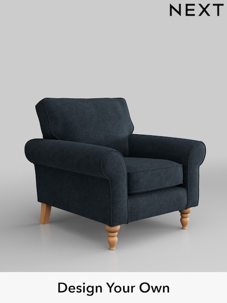 Luxe Chenille Weave/Navy Blue Mallory (N47687) | £725