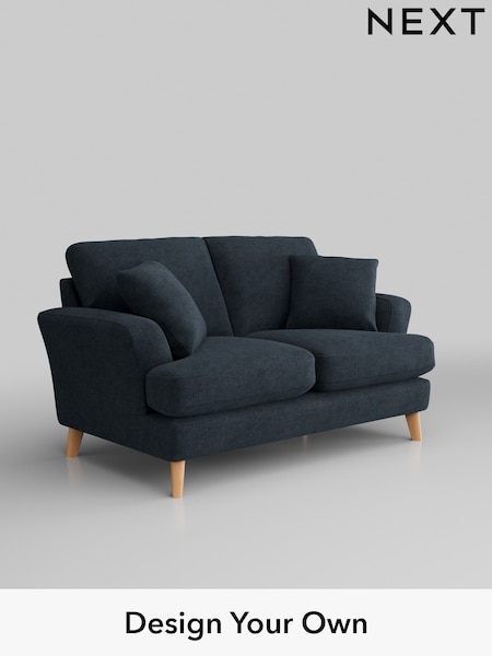 Luxe Chenille Weave/Navy Blue Conway Relaxed Sit (N47690) | £1,250