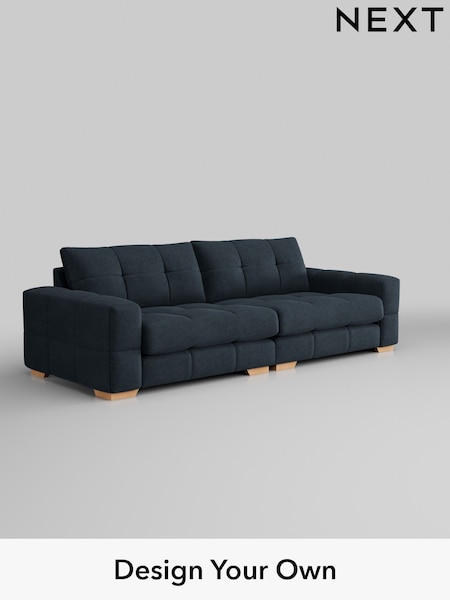 Luxe Chenille Weave/Navy Blue Brooke Deep Sit (N47716) | £1,925