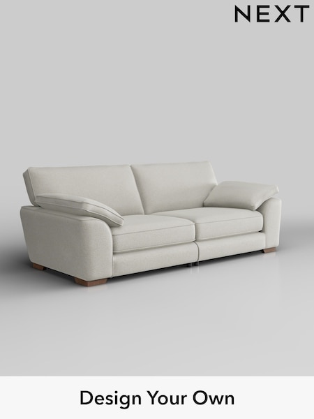 Plush Chenille/Oyster Stamford Grand Relaxed Sit (N47755) | £1,799