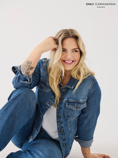 ONLY Curve Blue Denim Jacket (N47913) | £35