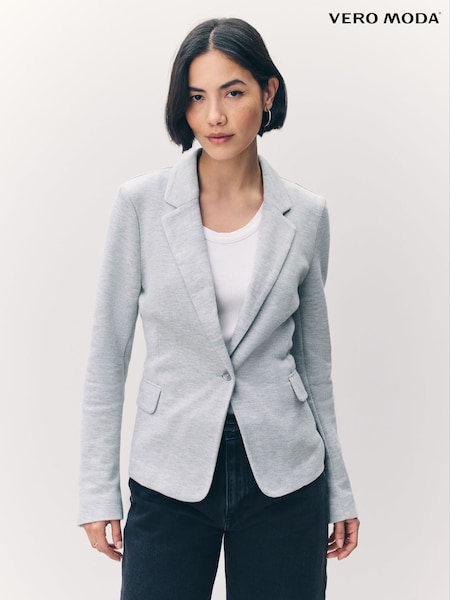 VERO MODA Grey Fitted Blazer (N47956) | £40