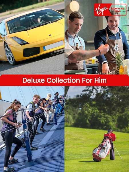Virgin Experience Days Deluxe Collection For Him Gift Experiences