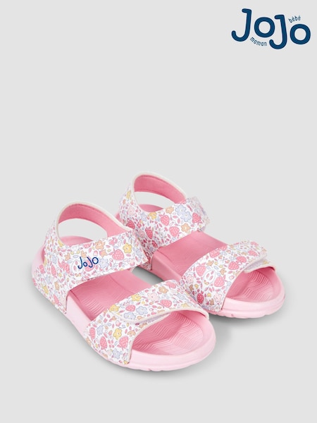 JoJo Maman Bébé Pink Summer Sandals (N49407) | £14