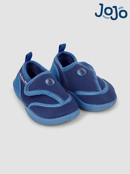 JoJo Maman Bébé Navy Beach & Swim Shoes (N49434) | £14