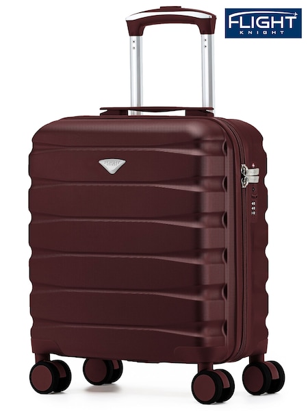 Dark Purple - Flight Knight Hand Luggage Maximum Size Approved For Easyjet Free Carry On Underseat Cabin Bag Maximum Size