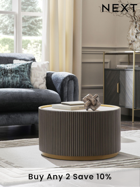 Dark Grey Valencia Mango Wood Coffee Table (N50814) | £625