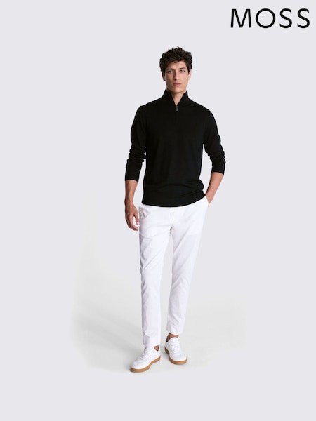Merino Blend Quarter Zip Jumper (N51701) | £60