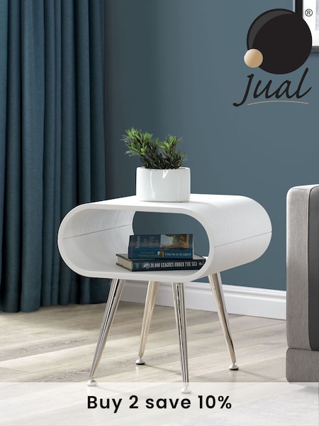 Jual White Side Table (N52410) | £225