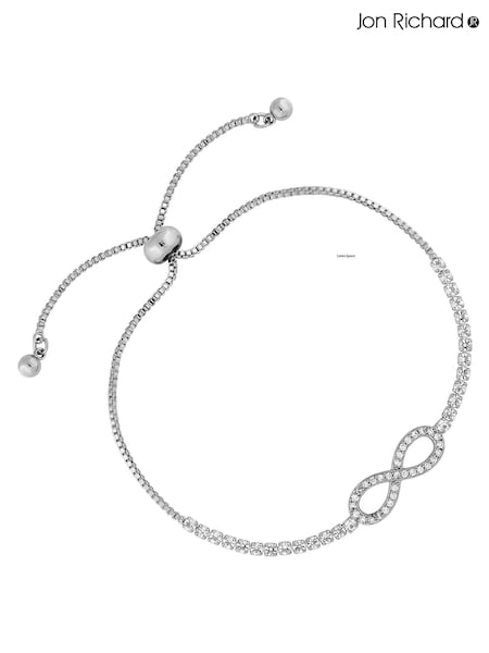 Jon Richard Silver Tone Infinity Slinky Toggle Bracelet (N52995) | £20