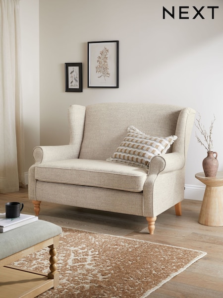 Chunky Weave Mid Natural Sherlock 2 Seater Sofa (N54192) | £775