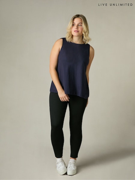 Live Unlimited Blue Curve 100% Cotton Slub Round Neck Vest (N54543) | £29