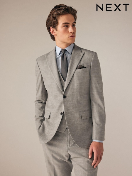 Neutral Slim Fit Check Suit Jacket (N54910) | £99