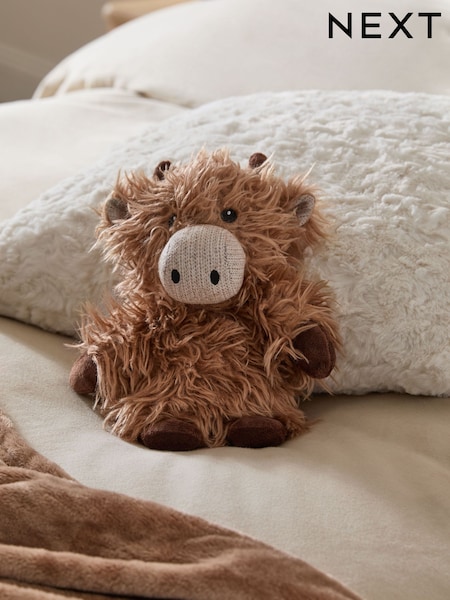 Natural Hamish The Highland Cow Microwaveable Hottie (N55280) | £16