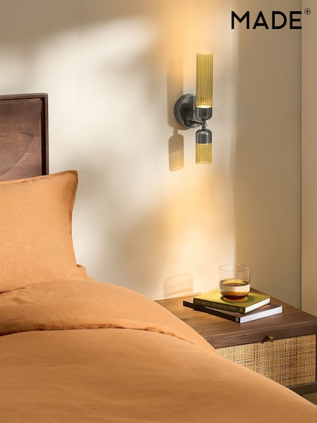 MADE.COM Green Verona Bathroom Wall Light (N55346) | £79
