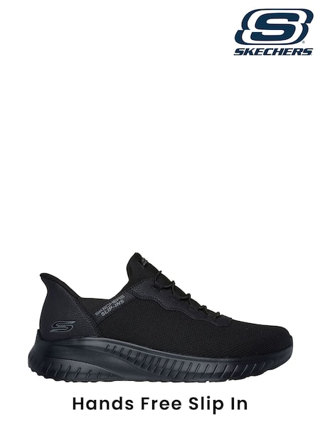 Skechers Black Bobs Squad Chaos Daily Hype Slip In Trainers (N55679) | £69