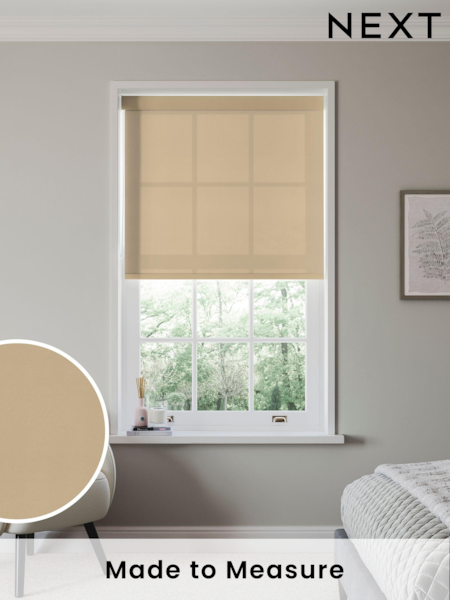Natural Stone Simply Plain Made to Measure Roller Blind (N56669) | £52