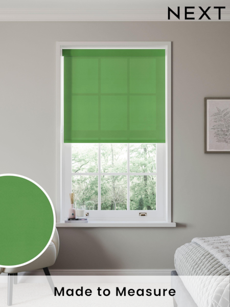 Sage Green Simply Plain Made to Measure Roller Blind (N56673) | £52