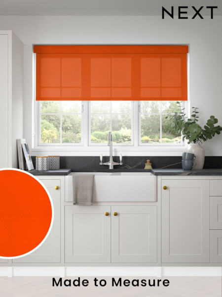 Red Simply Plain Made to Measure Roller Blind (N56674) | £52
