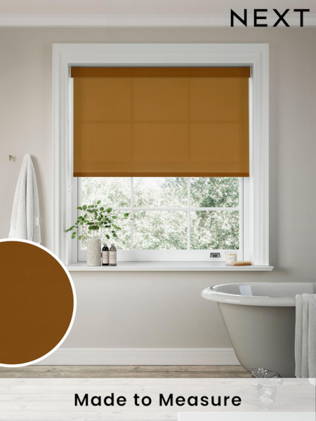 Mocha Brown Simply Plain Made to Measure Roller Blind (N56682) | £52