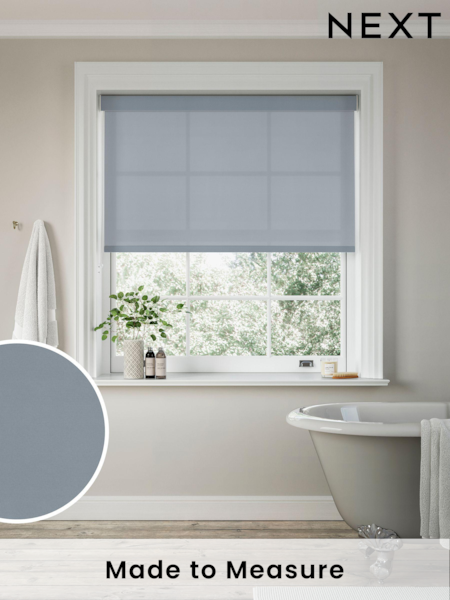Ash Grey Simply Plain Made to Measure Roller Blind (N56697) | £52